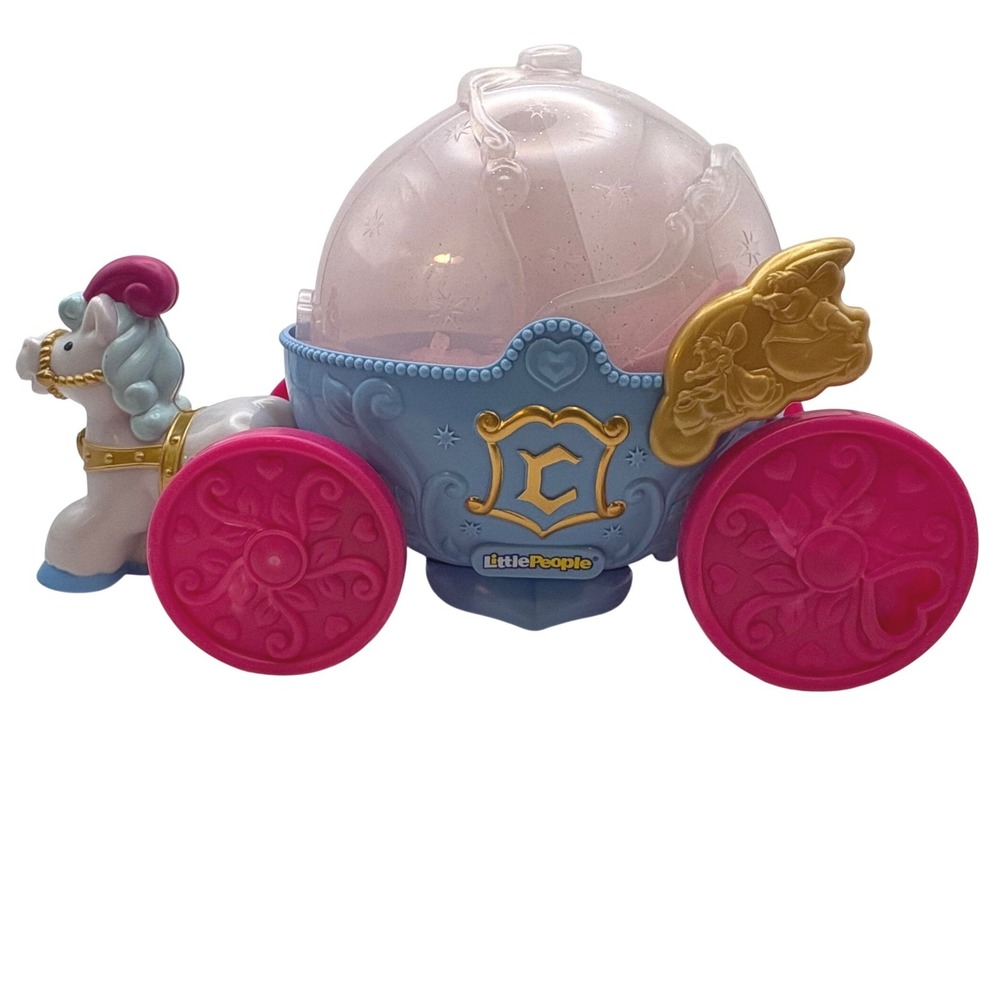 Fisher Price Little People Cinderella Carriage Coach Horse Only‎ Disney Princess